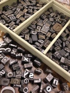 Vintage Letterpress Blocks